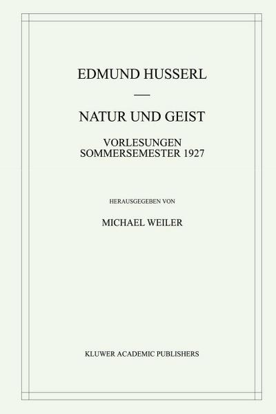 Natur und Geist