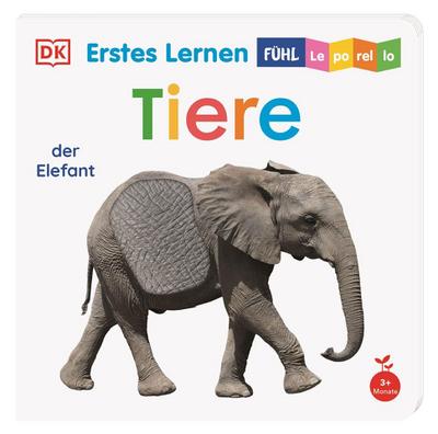 Erstes Lernen Fühl-Leporello. Tiere