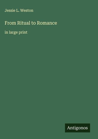 From Ritual to Romance