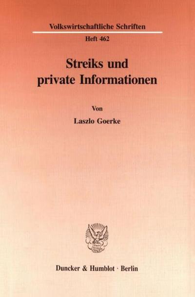 Streiks und private Informationen.