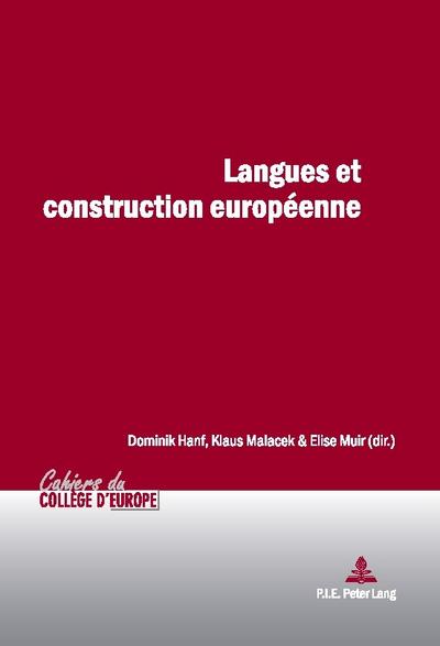 Langues et construction européenne