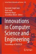 Innovations in Computer Science and Engineering