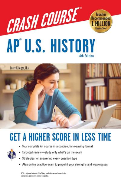 AP(R) U.S. History Crash Course, 4th Ed.,  Book + Online