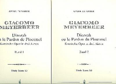 Dinorah ou le Pardon de Ploermel :Studienpartitur (2 Bände)