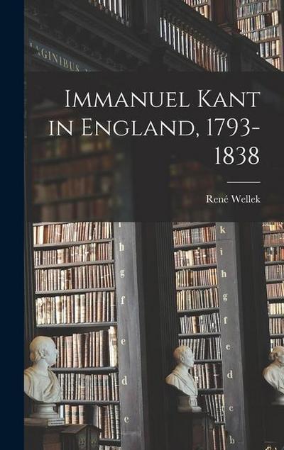 Immanuel Kant in England, 1793-1838