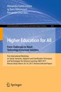 Higher Education for All. From Challenges to Novel