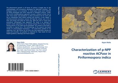 Characterization of p-NPP reactive ACPase in Piriformospora indica