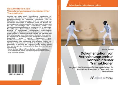 Dokumentation von Verrechnungspreisen konzerninterner Transaktionen