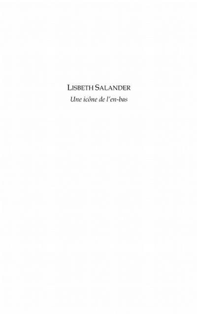 Lisbeth Salander