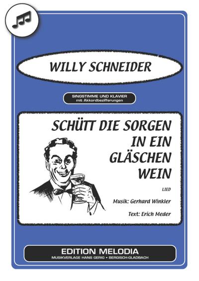 Schütt die Sorgen in ein Gläschen Wein