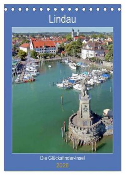 Lindau. Die Glücksfinder-Insel (Tischkalender 2026 DIN A5 hoch), CALVENDO Monatskalender