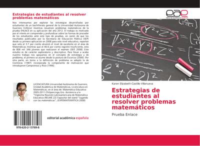Estrategias de estudiantes al resolver problemas matemáticos