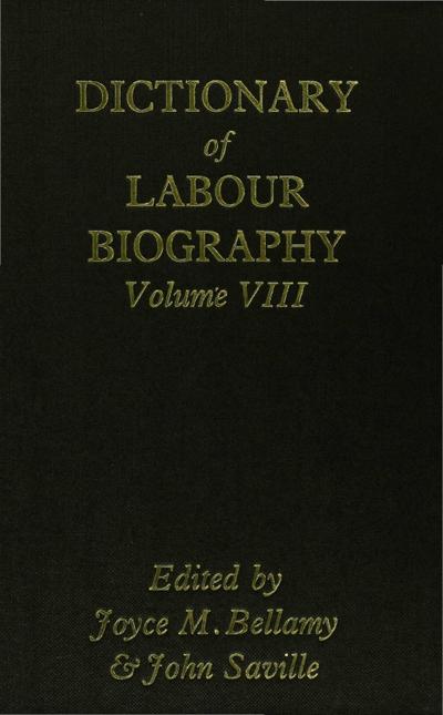 Dictionary of Labour Biography