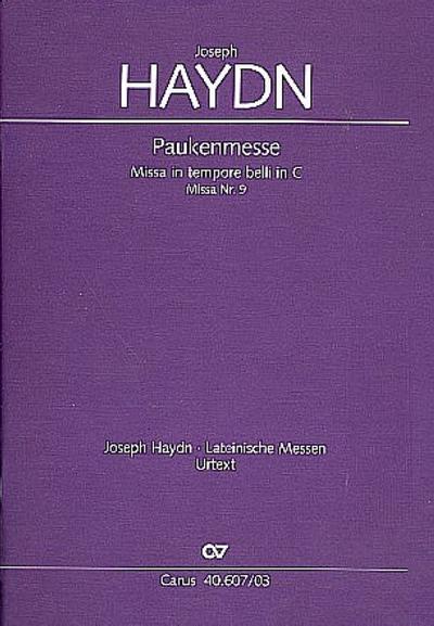 Missa in tempore belli (Klavierauszug)
