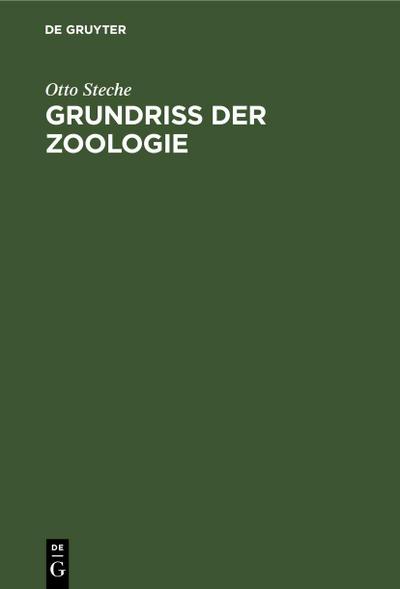Grundriss der Zoologie