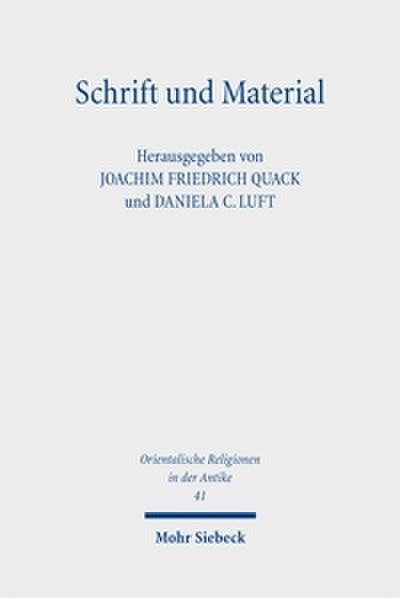 Schrift und Material