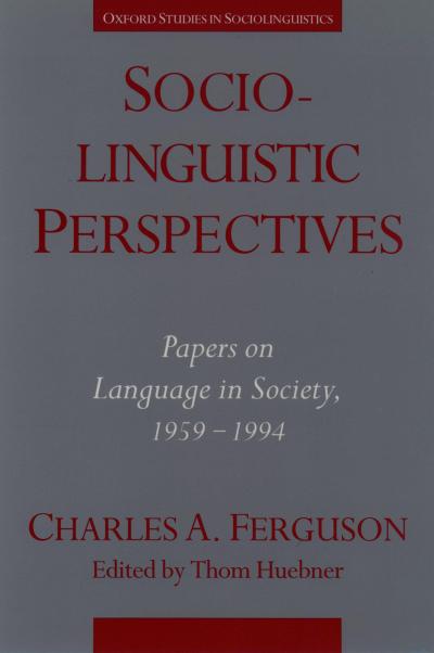 Sociolinguistic Perspectives