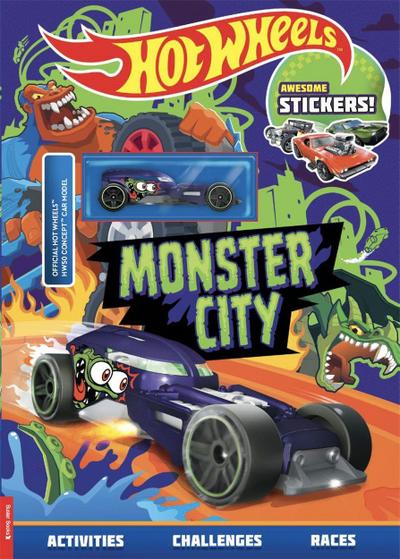 Hot Wheels(TM): Monster City (with stickers and HW50 Concept(TM) car model)