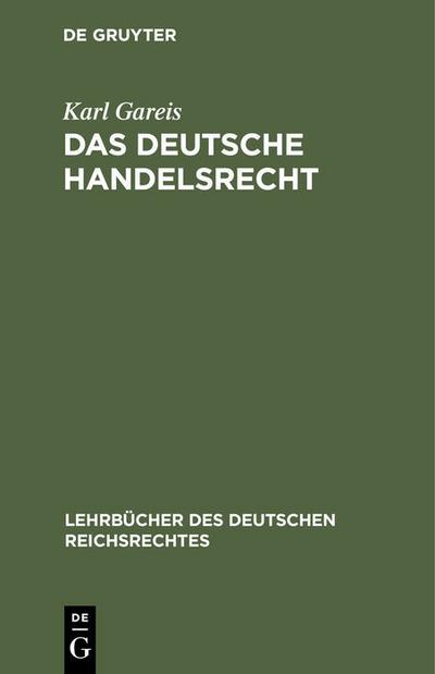 Das deutsche Handelsrecht