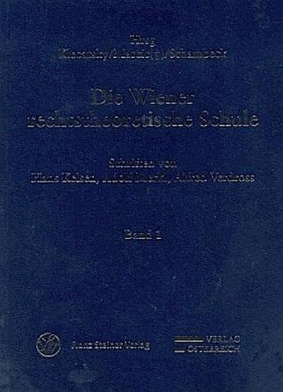 Die Wiener rechtstheoretische Schule, 2 Bde.