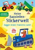 Meine Baustellen-Stickerwelt: Bagger, Kräne, Traktoren, Laster