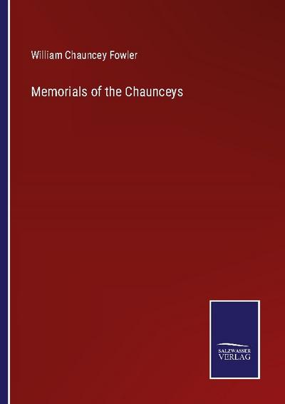 Memorials of the Chaunceys