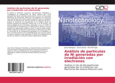 Análisis de partículas de Ni generadas por irradiación con electrones