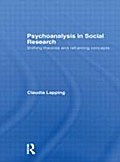Psychoanalysis in Social Research