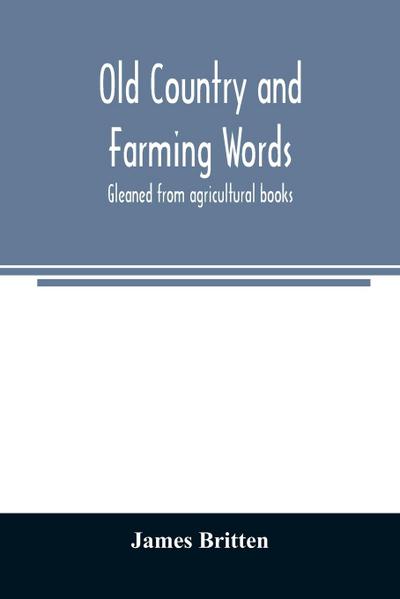 Old country and farming words