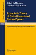 Asymptotic Theory of Finite Dimensional Normed Spa
