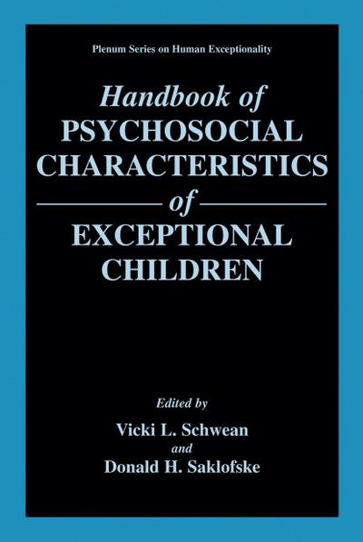 Handbook of Psychosocial Characteristics of Exceptional Children