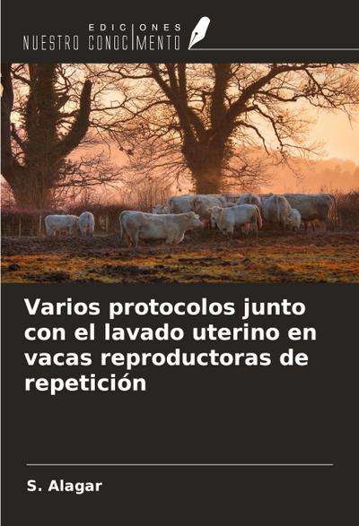 Varios protocolos junto con el lavado uterino en vacas reproductoras de repetición