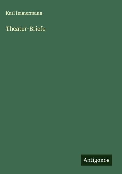 Theater-Briefe