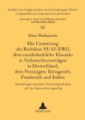 Die Umsetzung der Richtlinie 93/13/EWG über missbr