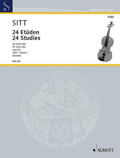 24 Etüden aus op.32 Band 1 (Nr.1-12)für Viola