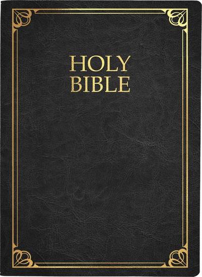 KJV Family Legacy Holy Bible, Large Print, Black Genuine Leather, Thumb Index