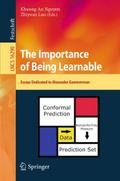 The Importance of Being Learnable