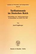 Tarifautonomie im Deutschen Reich.