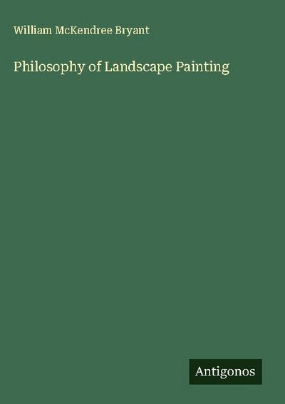 Philosophy of Landscape Painting