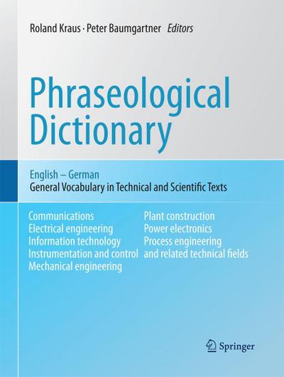 Phraseological Dictionary English - German