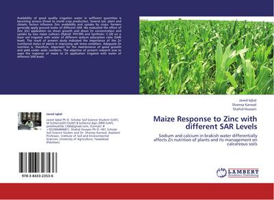 Maize Response to Zinc with different SAR Levels