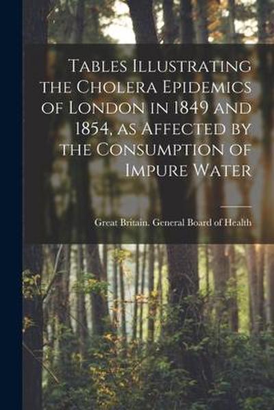 Tables Illustrating the Cholera Epidemics of London in 1849 and 1854, as Affected by the Consumption of Impure Water [electronic Resource]