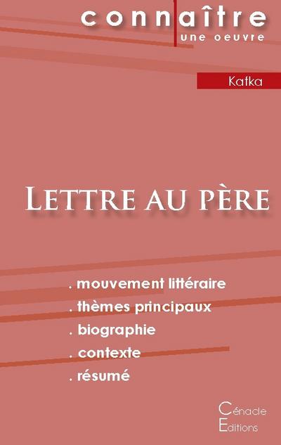 Fiche de lecture Lettre au père de Kafka (Analyse littéraire de référence et résumé complet)