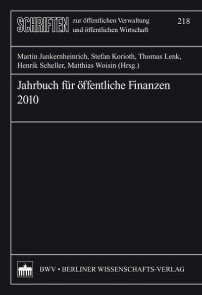 Jahrbuch für öffentliche Finanzen 2010