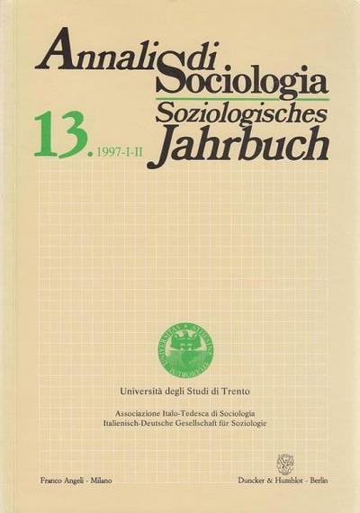 Annali di Sociologia - Soziologisches Jahrbuch.
