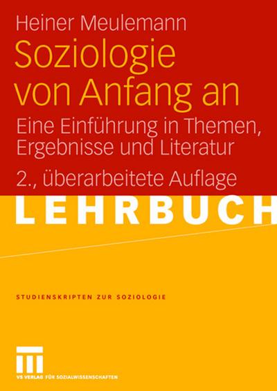 Soziologie von Anfang an