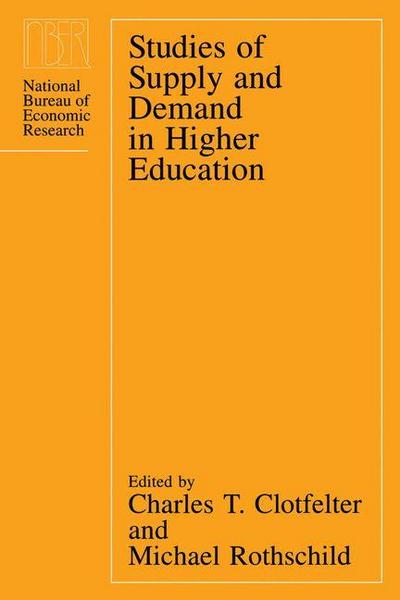 Studies of Supply and Demand in Higher Education