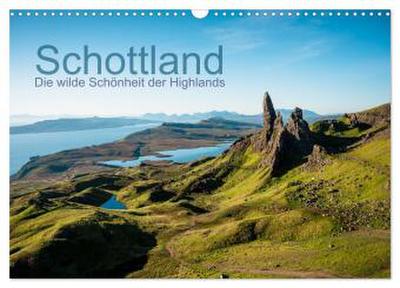 Schottland - Die wilde Schönheit der Highlands (Wandkalender 2026 DIN A3 quer), CALVENDO Monatskalender