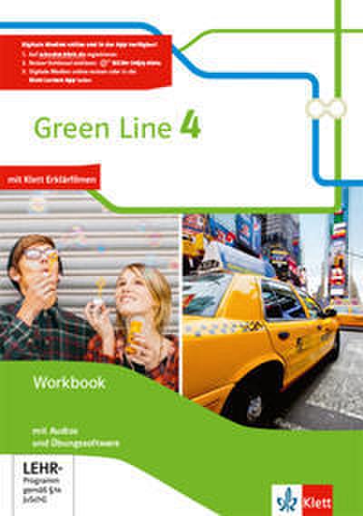 Green Line 4. Workbook mit Audios und Übungssoftware Klasse 8