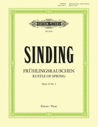 Sinding, C: Rustle of Spring Op. 32 No. 3 for Piano
